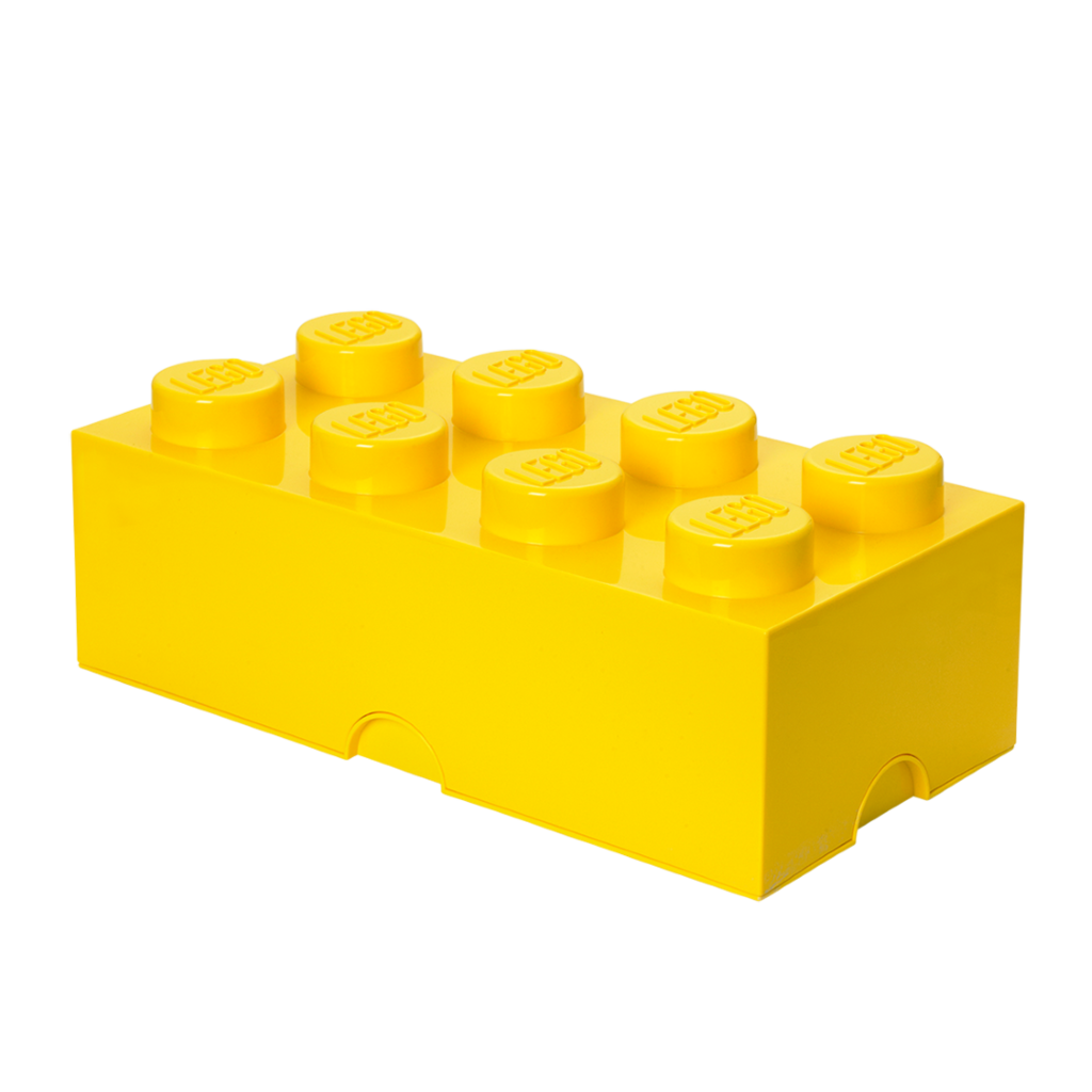 LEGO úložný box 8 - žlutá