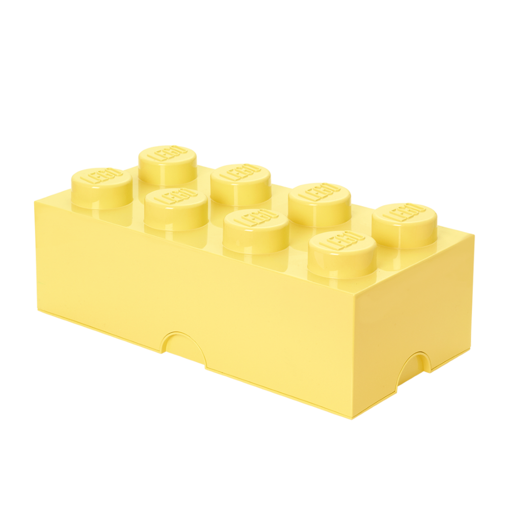 LEGO úložný box 8 - světle žlutá