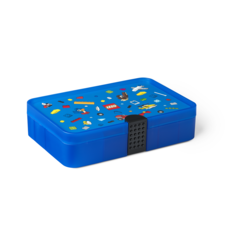 LEGO ICONIC úložný box s priehradkami - modrá