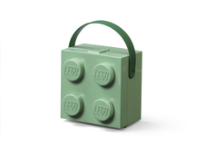 LEGO Box With Handle - Sand Green
