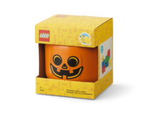 LEGO Storage Head (large) - Pumpkin