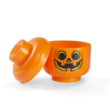 LEGO Storage Head (large) - Pumpkin