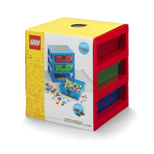 LEGO organizér se třemi zásuvkami - červená - 40950001_6.png