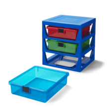 LEGO organizér se třemi zásuvkami - modrá - 40950002_2.png