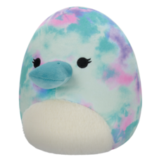 SQUISHMALLOWS Mitch the Watercolor TietheDye Platypus W/White Belly