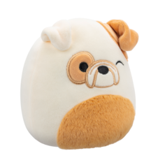 SQUISHMALLOWS Flip-A-Mallows Geraldine the Scottish Fold Cat/Brock the Bulldog