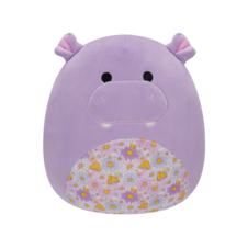 SQUISHMALLOWS Hanna the Purple Hippo W/Floral Belly