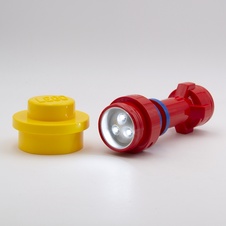 LEGO Iconic Torch - Flashlight Red (Blue/Yellow)