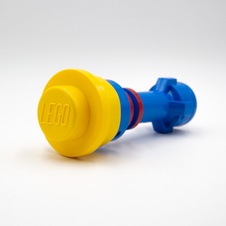 LEGO Iconic Torch - Flashlight Blue (Red/Yellow)