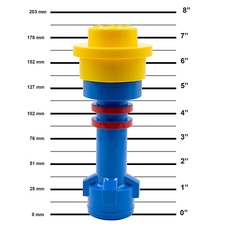 LEGO Iconic Torch - Flashlight Blue (Red/Yellow)