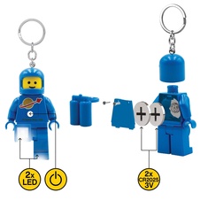 LEGO Spaceman Kozmonaut modrý svietiaca figúrka (HT)