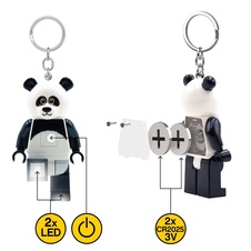 LEGO® Minifigures™ Keychain Light Panda Guy