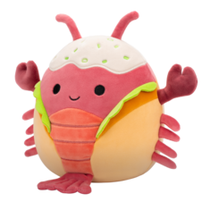 SQUISHMALLOWS Lorono the Red Lobster in Lobster Roll