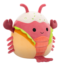 SQUISHMALLOWS Lorono the Red Lobster in Lobster Roll