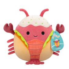 SQUISHMALLOWS Lorono the Red Lobster in Lobster Roll