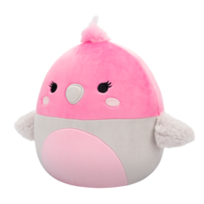 SQUISHMALLOWS Jayla the Pink and Grey Galah Bird