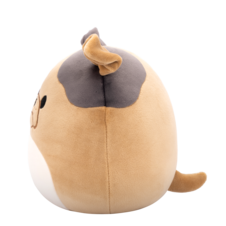 SQUISHMALLOWS Loafer the Brown Bulldog W/Dark Brown Spots