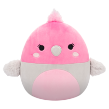 SQUISHMALLOWS Jayla the Pink and Grey Galah Bird